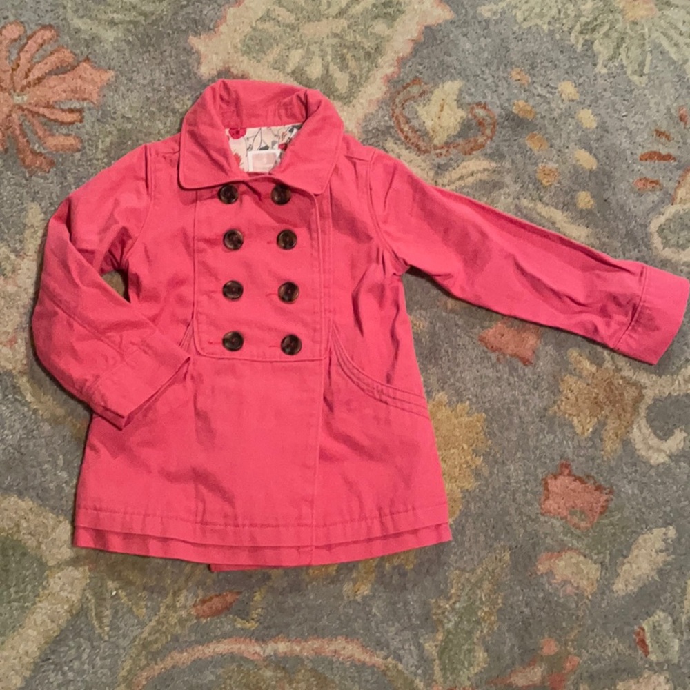 Bright Pink Trench Coat